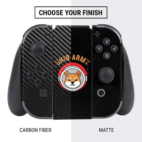 Shib Army Crypto Nintendo Switch Bundle Skin