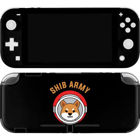Shib Army Crypto Nintendo Switch Lite Skin