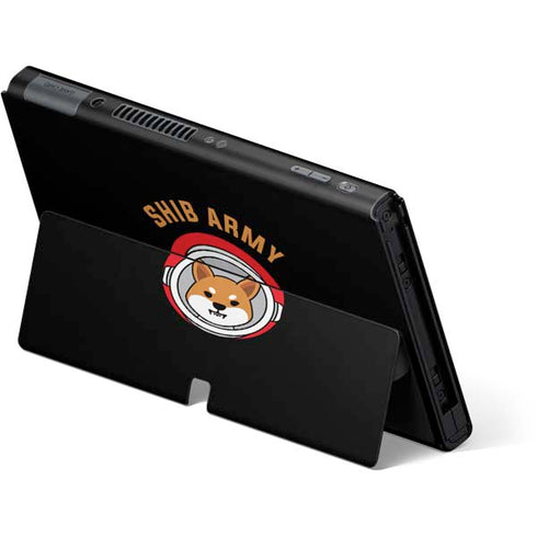 Shib Army Crypto Nintendo Switch OLED (2021) Skin