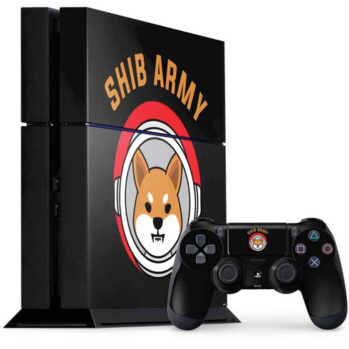 Shib Army Crypto PS4 Console and Controller Bundle Skin