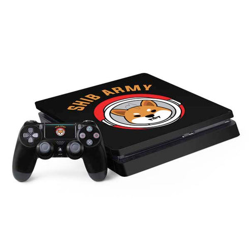 Shib Army Crypto PS4 Slim Bundle Skin