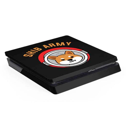 Shib Army Crypto PS4 Slim Skin