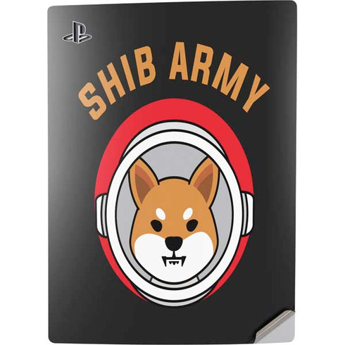 Shib Army Crypto PS5 Digital Edition Console Skin