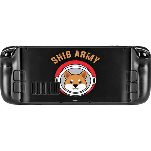 Shib Army Crypto Steam Deck Handheld Gaming Computer Skin