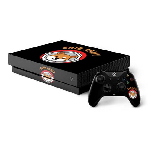 Shib Army Crypto Xbox One X Bundle Skin