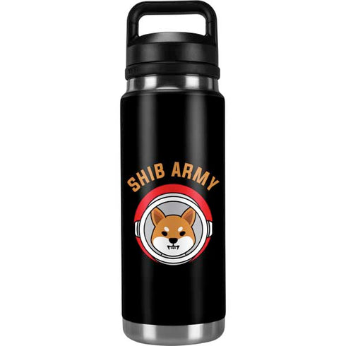 Shib Army Crypto YETI Rambler 26oz Bottle Skin
