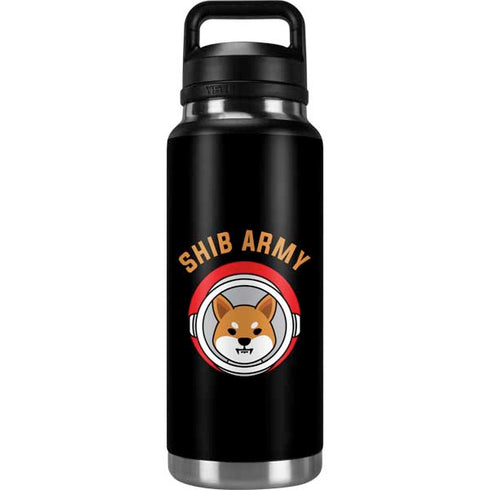 Shib Army Crypto YETI Rambler 36oz Bottle Skin