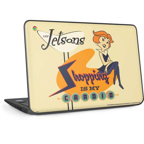 The Jetsons Shopping Is My Cardio HP Chromebook Skin