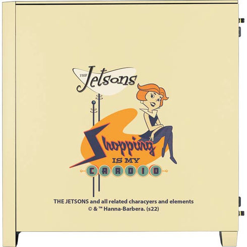 The Jetsons Shopping Is My Cardio Corsair 4000D Tempered Glass Mid-Tower ATX Case Skin