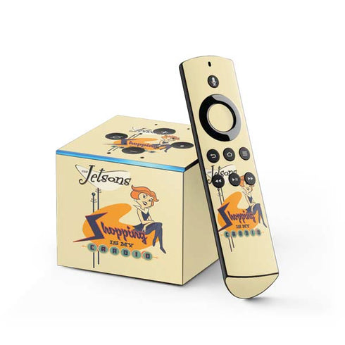 The Jetsons Shopping Is My Cardio Fire TV Cube Skin