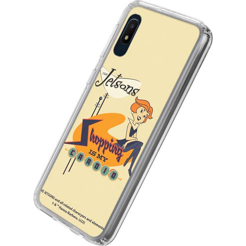 The Jetsons Shopping Is My Cardio Galaxy A10e Clear Case
