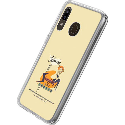 The Jetsons Shopping Is My Cardio Galaxy A20 Clear Case