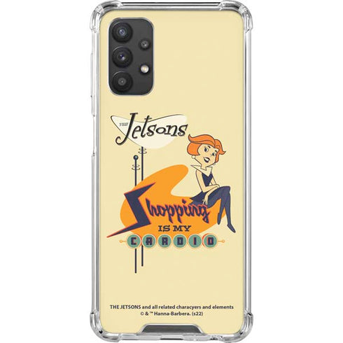 The Jetsons Shopping Is My Cardio Galaxy A32 5G Clear Case