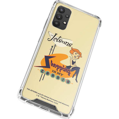 The Jetsons Shopping Is My Cardio Galaxy A32 5G Clear Case