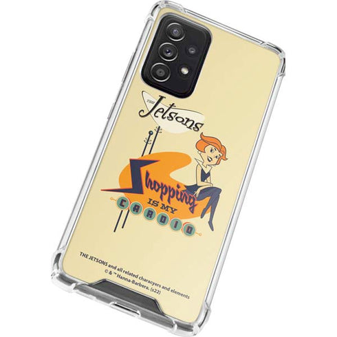 The Jetsons Shopping Is My Cardio Galaxy A52 5G Clear Case