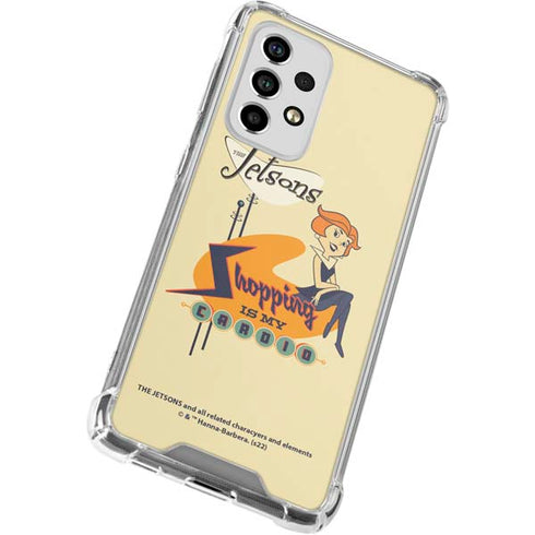 The Jetsons Shopping Is My Cardio Galaxy A53 5G Clear Case