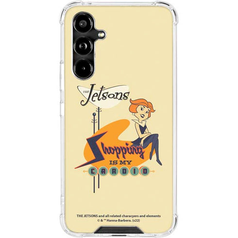 The Jetsons Shopping Is My Cardio Galaxy A54 5G Clear Case
