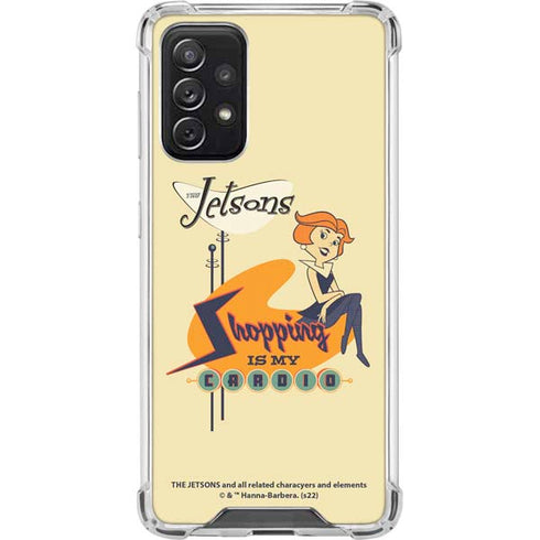 The Jetsons Shopping Is My Cardio Galaxy A72 5G Clear Case