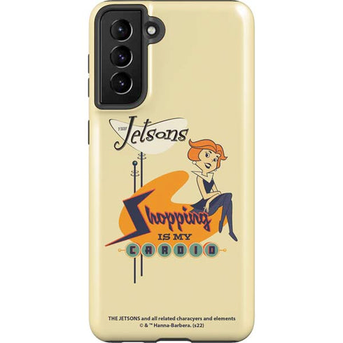 The Jetsons Shopping Is My Cardio Galaxy S21 FE Pro Case