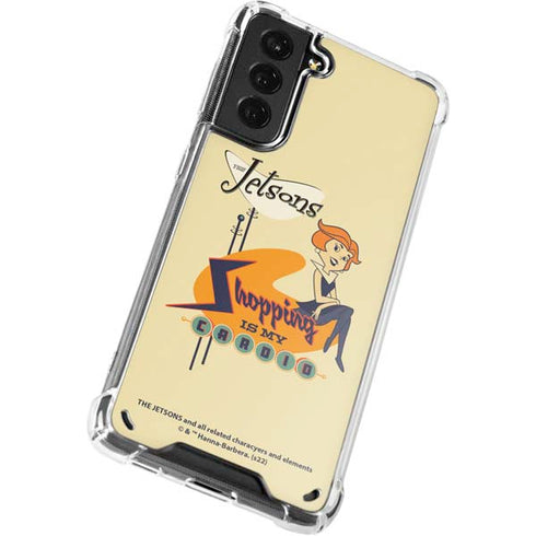 The Jetsons Shopping Is My Cardio Galaxy S21 Plus 5G Clear Case