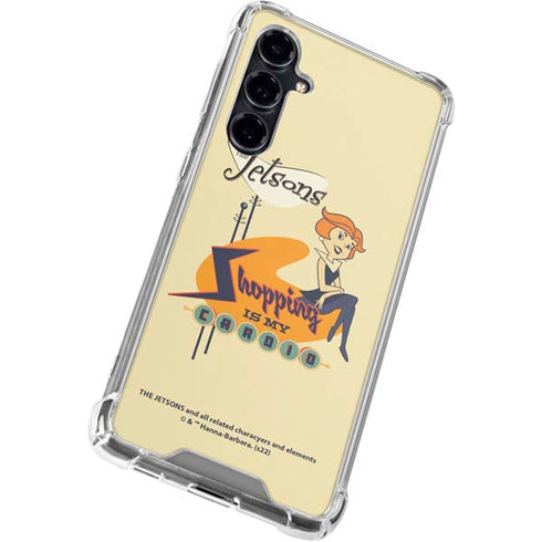 The Jetsons Shopping Is My Cardio Galaxy S23 FE Clear Case