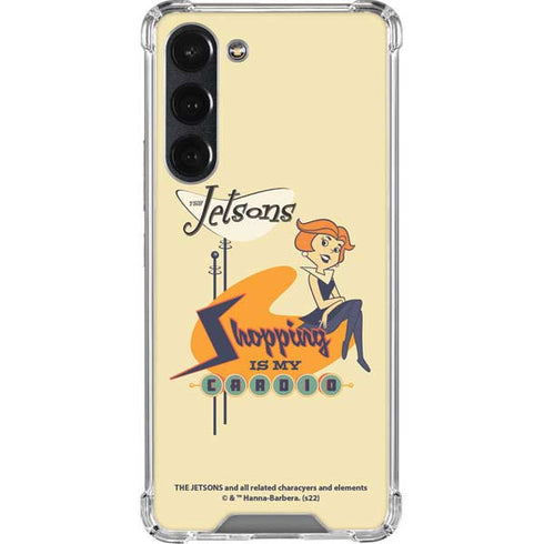 The Jetsons Shopping Is My Cardio Galaxy S23 Plus Clear Case
