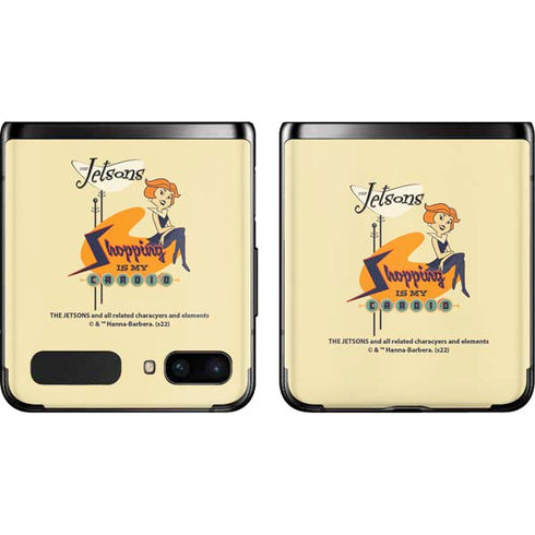 The Jetsons Shopping Is My Cardio Galaxy Z Flip Skin