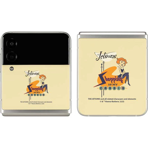 The Jetsons Shopping Is My Cardio Galaxy Z Flip3 5G Skin