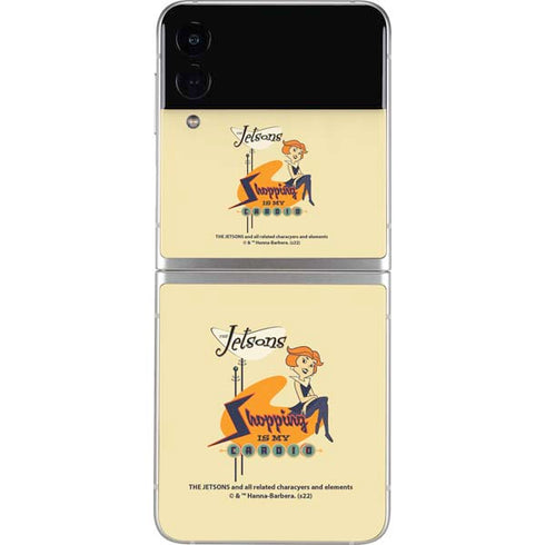The Jetsons Shopping Is My Cardio Galaxy Z Flip3 5G Skin