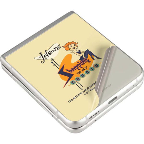 The Jetsons Shopping Is My Cardio Galaxy Z Flip3 5G Skin