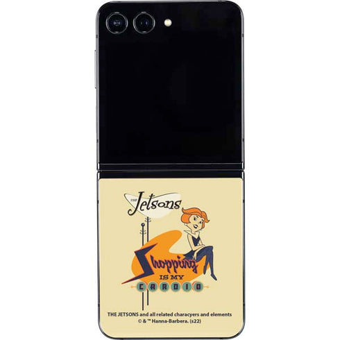 The Jetsons Shopping Is My Cardio Galaxy Z Flip5 5G Skin