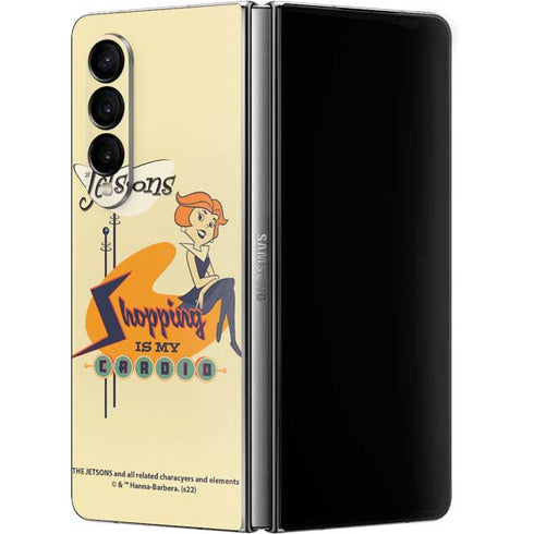 The Jetsons Shopping Is My Cardio Galaxy Z Fold4 5G Skin
