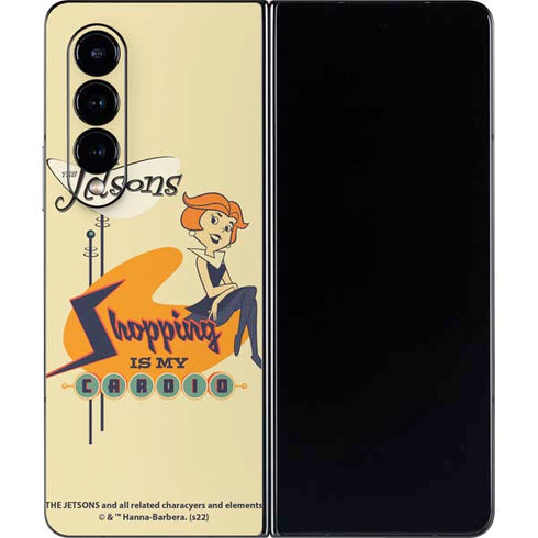 The Jetsons Shopping Is My Cardio Galaxy Z Fold4 5G Skin