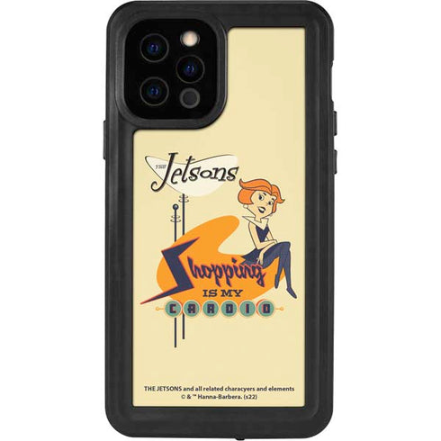 The Jetsons Shopping Is My Cardio iPhone 12 Pro Waterproof Case