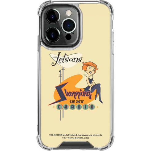 The Jetsons Shopping Is My Cardio iPhone 13 Pro Clear Case