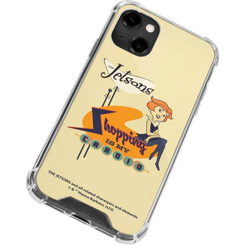 The Jetsons Shopping Is My Cardio iPhone 14 Clear Case