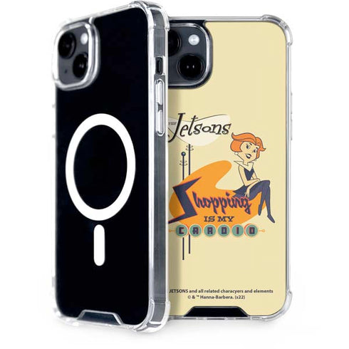The Jetsons Shopping Is My Cardio iPhone 15 Plus MagSafe Case
