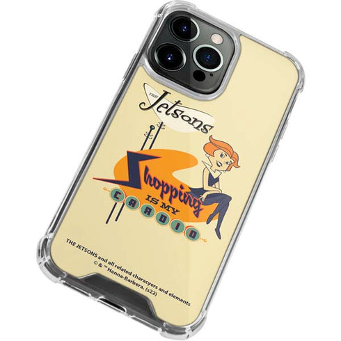The Jetsons Shopping Is My Cardio iPhone 14 Pro Clear Case