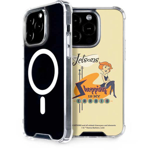 The Jetsons Shopping Is My Cardio iPhone 15 Pro MagSafe Case