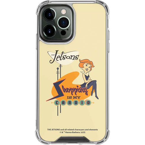 The Jetsons Shopping Is My Cardio iPhone 14 Pro Max Clear Case