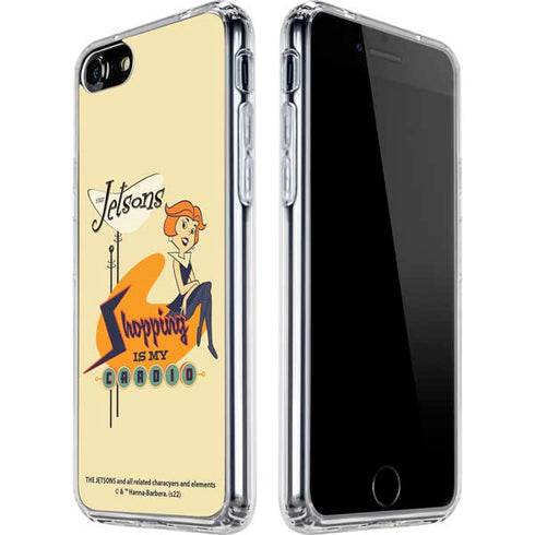 The Jetsons Shopping Is My Cardio iPhone SE (2nd & 3rd Gen) Clear Case