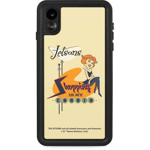The Jetsons Shopping Is My Cardio iPhone XR Waterproof Case