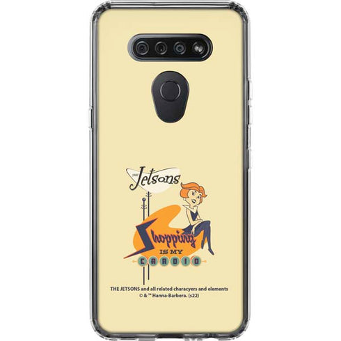 The Jetsons Shopping Is My Cardio LG K51/Q51 Clear Case