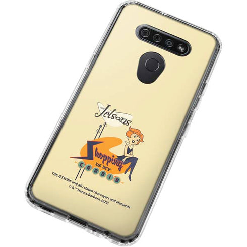 The Jetsons Shopping Is My Cardio LG K51/Q51 Clear Case