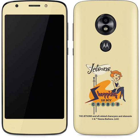 The Jetsons Shopping Is My Cardio Moto E5 Play Skin