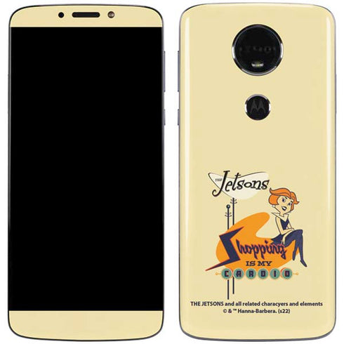 The Jetsons Shopping Is My Cardio Moto E5 Plus Skin