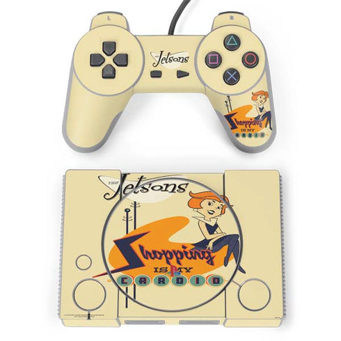 The Jetsons Shopping Is My Cardio PlayStation Classic Bundle Skin