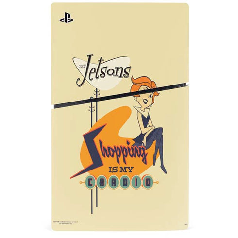 The Jetsons Shopping Is My Cardio PS5 Slim Disk Bundle Skin