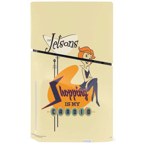 The Jetsons Shopping Is My Cardio PS5 Slim Disk Console Skin