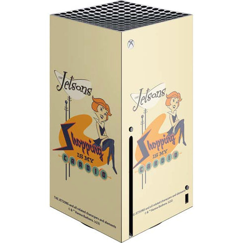 The Jetsons Shopping Is My Cardio Xbox Series X Console Skin